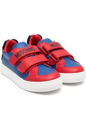 Moschino Tenis bajos con diseño color block