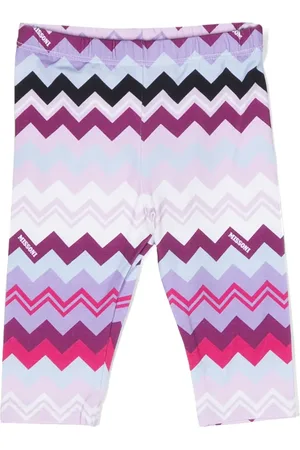 Missoni Leggins con pretina elástica y estampado en zigzag