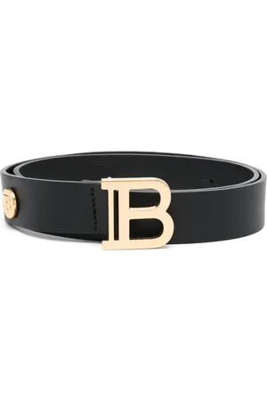 Balmain Cinturón con placa del logo