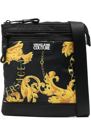 VERSACE Mochila tipo mensajero con estampado Barocco