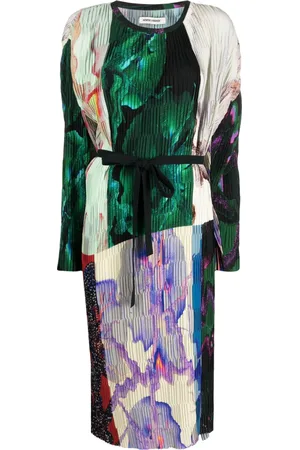 HENRIK VIBSKOV Vestido midi con diseño plisado