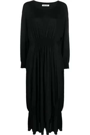 HENRIK VIBSKOV Vestido midi con panel fruncido