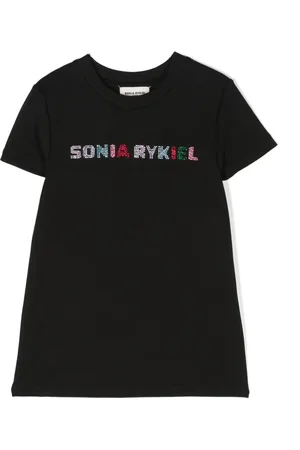 Sonia Rykiel Enfant Playera con detalles de gemas