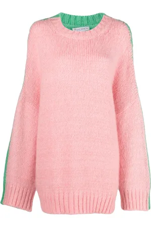 J.W.Anderson Suéter con diseño color block y cuello redondo