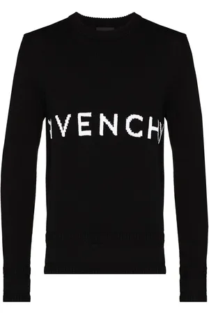Givenchy Suéter con logo en intarsia