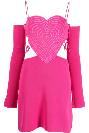 Mach & Mach Vestido corto con forma de corazón