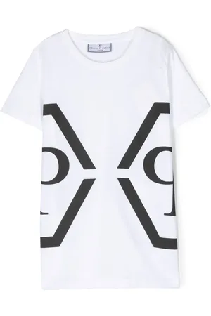 Philipp Plein Playera con logo estampado