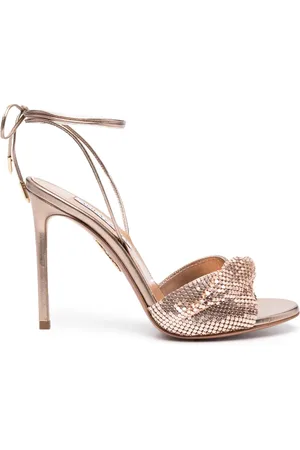Aquazzura Sandalias con agujetas y apliques de 110mm