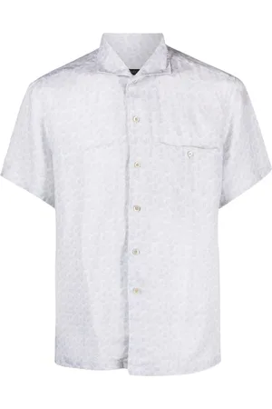 corneliani Camisa con estampado gráfico