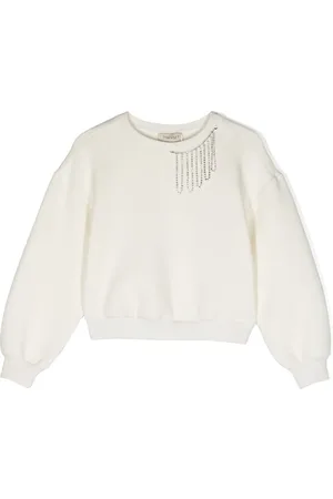 Twin-Set Sudadera con detalle de cadena