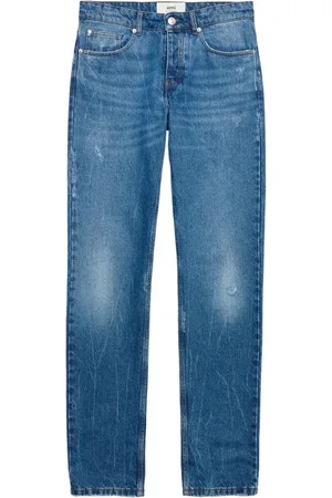 Ami Jeans rectos con parche del logo