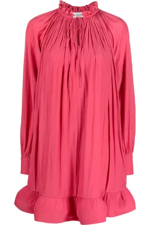 Lanvin Vestido corto con volantes
