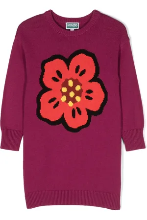 Kenzo Vestido tejido Boke Flower