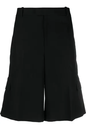 Alexander McQueen Shorts de vestir con bolsillos