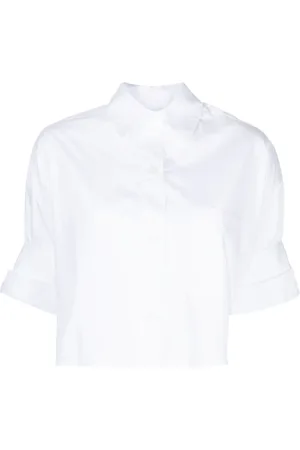 TWP Camisa con mangas plegables