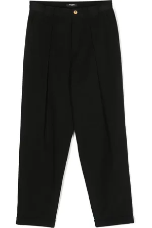 Balmain Pantalones rectos con pinzas