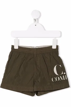 C.P. Company Shorts de playa con logo bordado