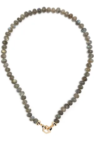 HARWELL GODFREY Collar Foundation en oro amarillo de 18kt con labradorita