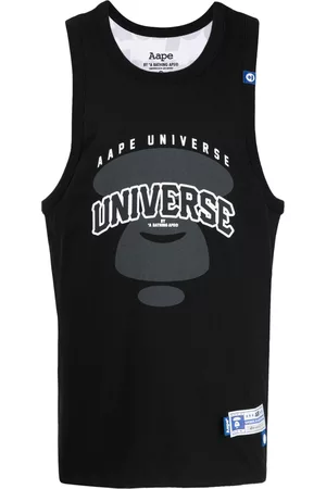 A Bathing Ape Camiseta con parche del logo