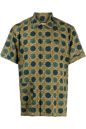 ENGINEERED GARMENTS Camisa con motivo zalij