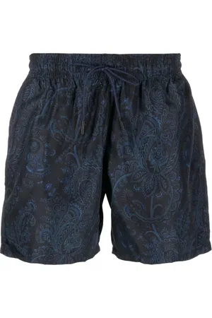 Etro Shorts de playa con estampado de cachemira