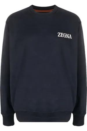 Ermenegildo Zegna Sudadera tejida con logo estampado