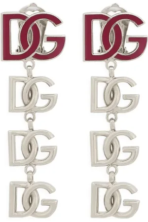 Dolce & Gabbana Aretes con logo