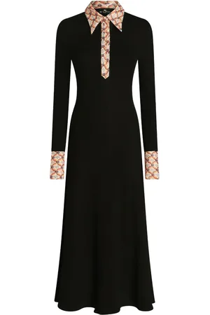 Etro Vestido midi manga larga