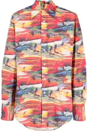 ERL Camisa con estampado Sunset