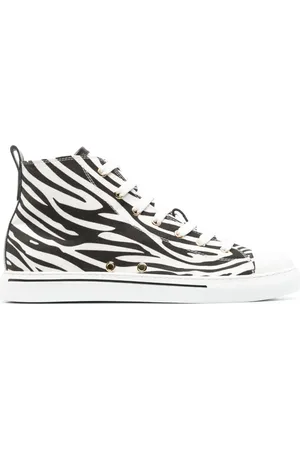 Roberto Cavalli Tenis con estampado de cebra