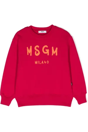 Msgm Sudadera con logo estampado