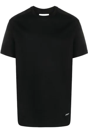 Jil Sander Playera tejido con placa del logo