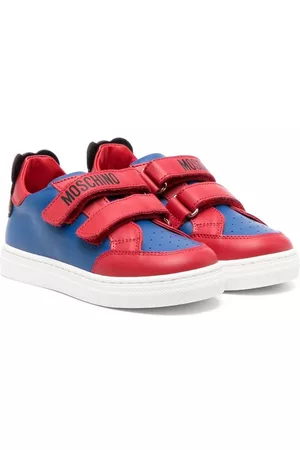 Moschino Tenis bajos con motivo Teddy Bear