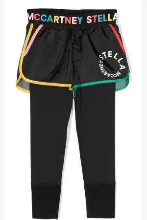Stella McCartney Leggins con pretina elástica y logo estampado