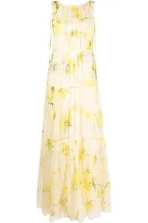 Erdem Vestido largo Isla con estampado floral
