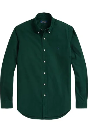 Ralph Lauren Camisa con botones y logo bordado