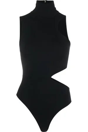 Wolford Body con cuello de tortuga y abertura