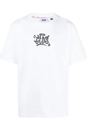 GCDS Playera con estampado de grafiti