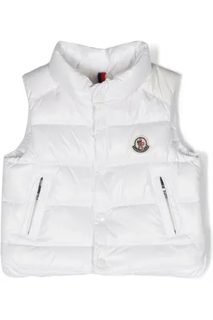 Moncler Chaleco capitonado con parche del logo