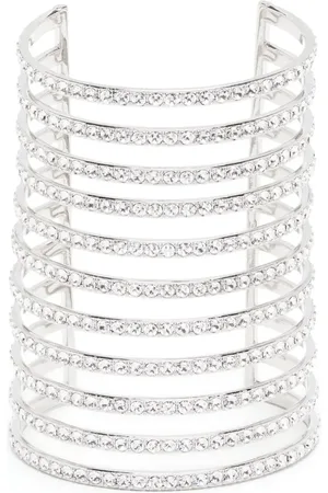 Amina Muaddi Pulsera Vittoria con detalles de cristal