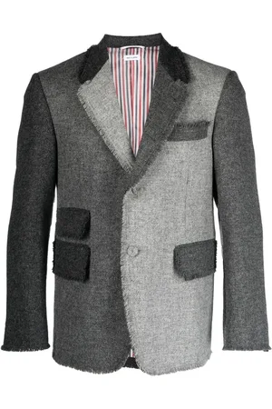 Thom Browne Saco con botones y paneles