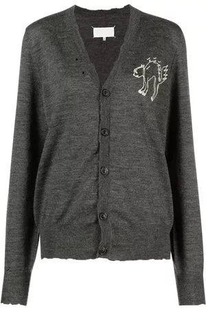 Maison Margiela Cárdigan tejido en intarsia