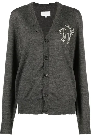 Maison Margiela Cárdigan tejido en intarsia