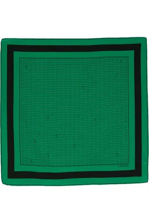VALENTINO GARAVANI Mascada con logo estampado 1980