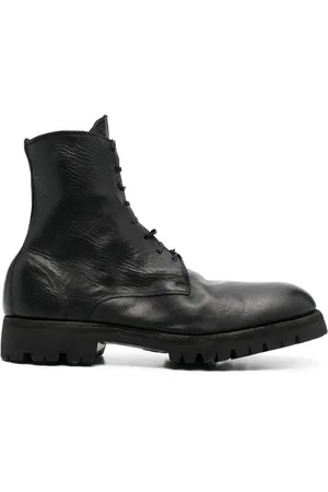 GUIDI Botas con agujetas