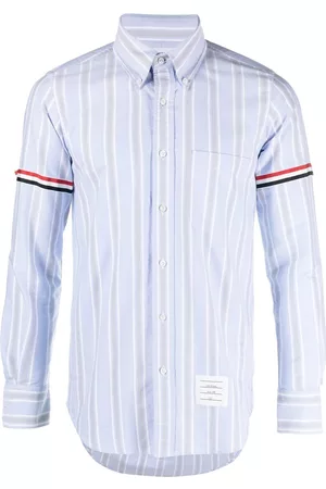 Thom Browne Camisa con ribete de rayas