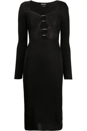 Tom Ford Vestido midi con aberturas