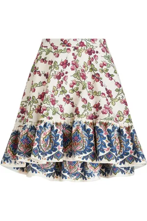 Etro Falda corta con estampado Berry