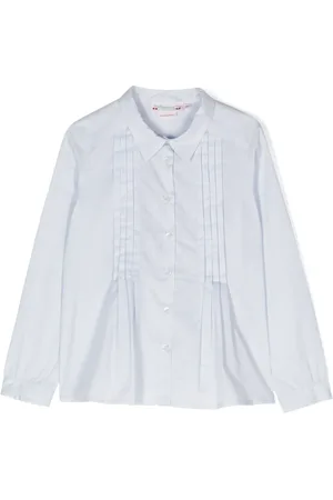 BONPOINT Camisa con pechera plisada