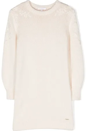 Chloé Vestido tejido manga larga